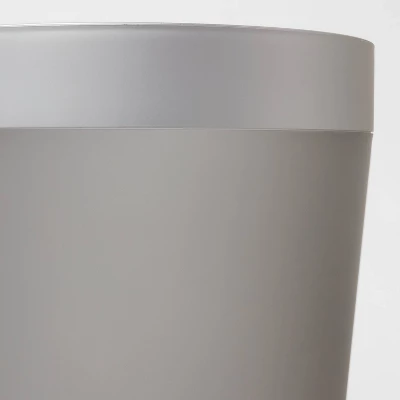 Wastebasket Gray - Room Essentials™ 4 Wastebasket Gray - Room Essentials™ - Image 2