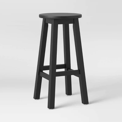 Basic Wood Counter Height Stool - Room Essentials™ 4 Basic Wood Counter Height Stool - Room Essentials™ - Image 2