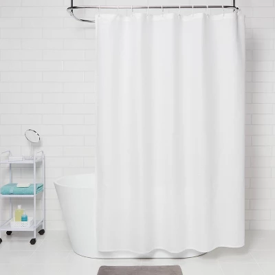 Waffle Weave Shower Curtain White - Room Essentials™ 3 Waffle Weave Shower Curtain White - Room Essentials™