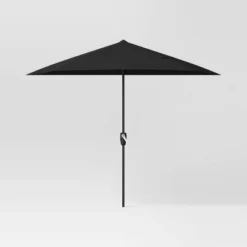 7.813'x8.83' Half Circle Patio Umbrella - Black Pole - Room Essentials™ 14 7.813'x8.83' Half Circle Patio Umbrella - Black Pole - Room Essentials™ -Room Essentials GUEST 4fcf0bec 82ca 47f9 9602 dfaa17b5980f