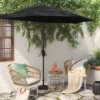 7.813'x8.83' Half Circle Patio Umbrella - Black Pole - Room Essentials™ 2 7.813'x8.83' Half Circle Patio Umbrella - Black Pole - Room Essentials™ -Room Essentials GUEST a1beb6d3 f794 4645 9318 f06603a17137