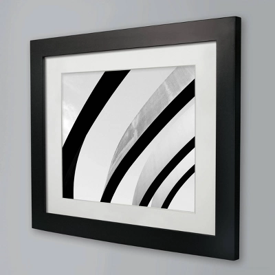 14" X 18" Matted To 11" X 14" Wide Gallery Frame Black - Room Essentials™ 3 14" X 18" Matted To 11" X 14" Wide Gallery Frame Black - Room Essentials™