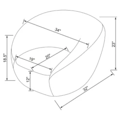 Swivel Accent Chair - Room Essentials™ -Room Essentials GUEST ba44349c 1ec8 4fc6 a351 c93a6f2267d2
