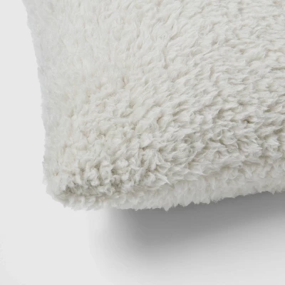Sherpa Square Pillow - Room Essentials™ 6 Sherpa Square Pillow - Room Essentials™ - Image 4