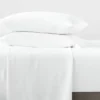Full Garment Washed Microfiber Solid Sheet Set White - Room Essentials™ -Room Essentials GUEST dc5253bd 4879 44a3 aaa8 395da0735a0e 2