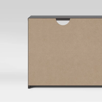 Storage TV Stand For TVs Up To 43" Black - Room Essentials™ 5 Storage TV Stand For TVs Up To 43" Black - Room Essentials™ - Image 3